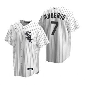 Chicago White Sox Tim Anderson White Jersey